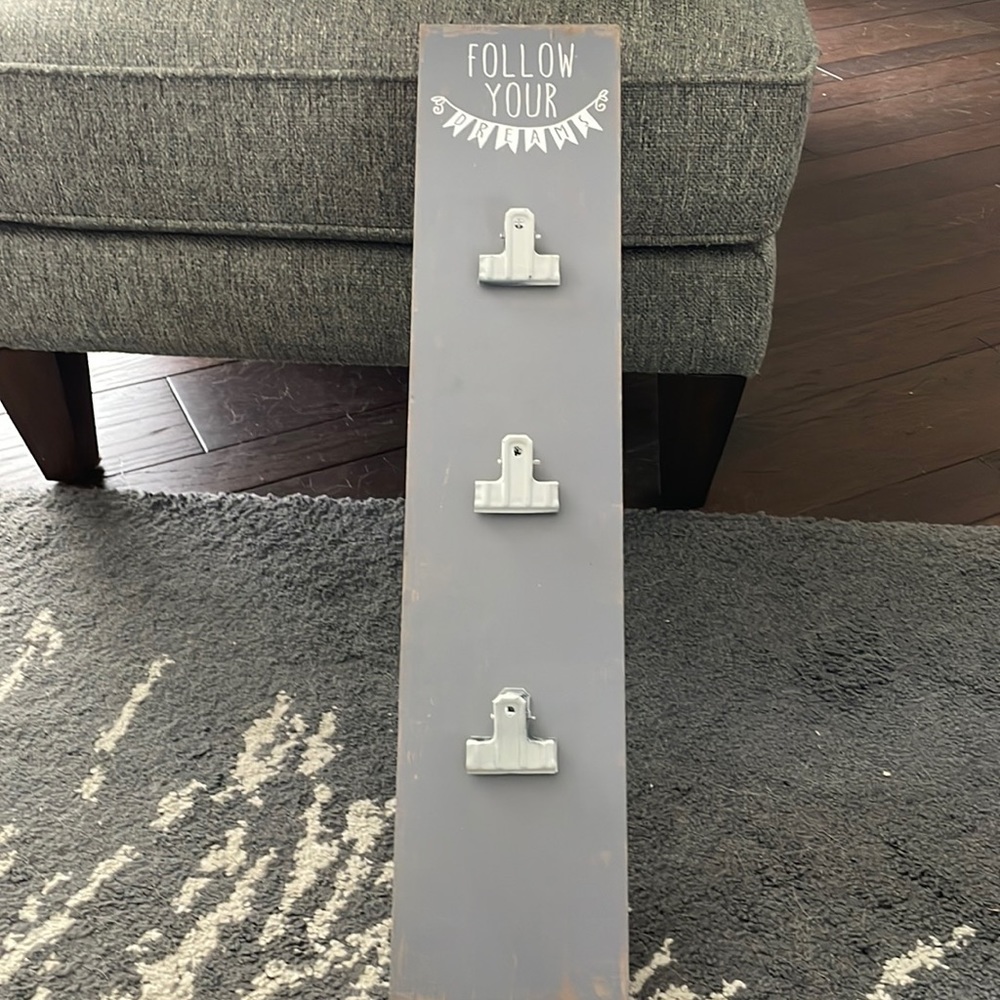 Follow your dreams clip decor - M